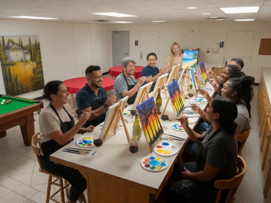 Private event at The Tipsy Easel